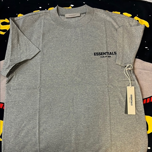 Essentials Gray Short Sleeve Tee - Picture 1 of 8